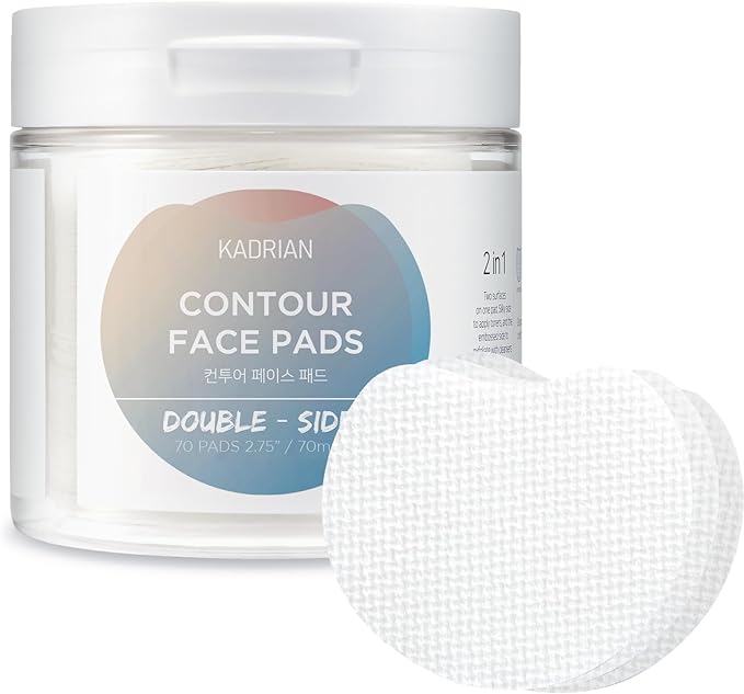 [CADORIAN] Double Sided Cotton Puff (70 Sheets) - Cotton Wiping Off Double-Sided Big Size Dry Pads - Lint Free - Exfoliating Care - Multi Big Pads - Cotton Wiping - For Cotton Pack - Korean Cosmetics - NewNest Australia