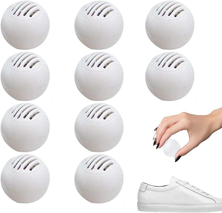 Shoe Deodorizer Ball | 10 Smell Balls for Sneakers - Deodorizing and Refreshing Balls for Sneakers, Gym Bags, Lockers - NewNest Australia