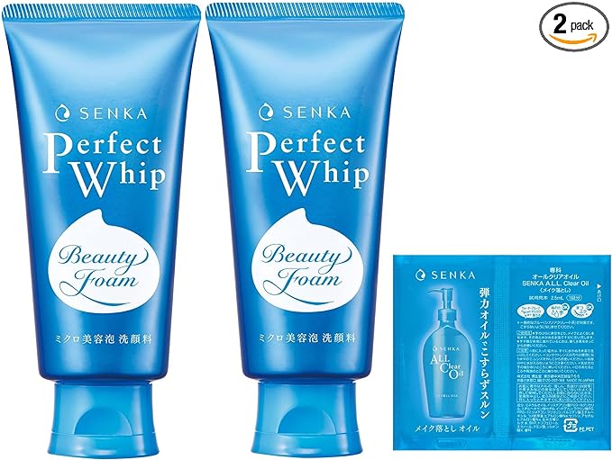 SENKA Perfect Whip a Facial Cleansing Foam, 4.2 oz (120 g) x 2 Packs - NewNest Australia