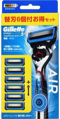 P&G Pro Glide Air Electric 5B Holder with 6 Replacement Blades - NewNest Australia