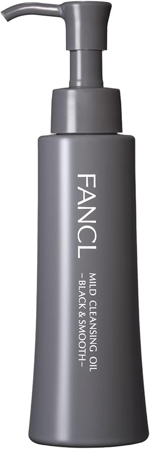 FANCL Mild Cleansing Oil, Black & Smooth, 120 mL x 1 Bottle (Approx. 60 Doses) Additive-Free (Pore Stain/Blackheads), Eyelash Can Be Used - NewNest Australia