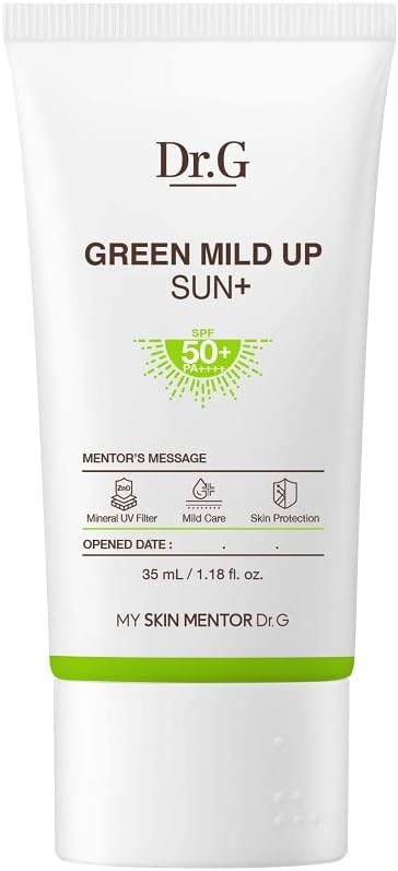 Dr. G SPF 50+ Green Mild Sun Cream, 1.3 fl oz (35 ml) - NewNest Australia