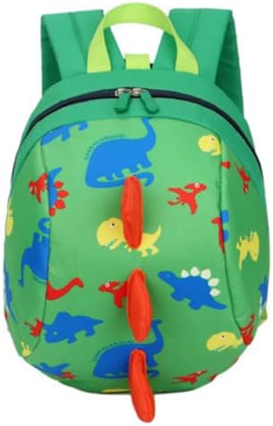 [Remarks Japan] Dinosaur Backpack with Stray Straps, Backpack, Bag, Green, Lost Prevention, Harness Included, For Walks, Outings, Kindergarten, Outings - NewNest Australia