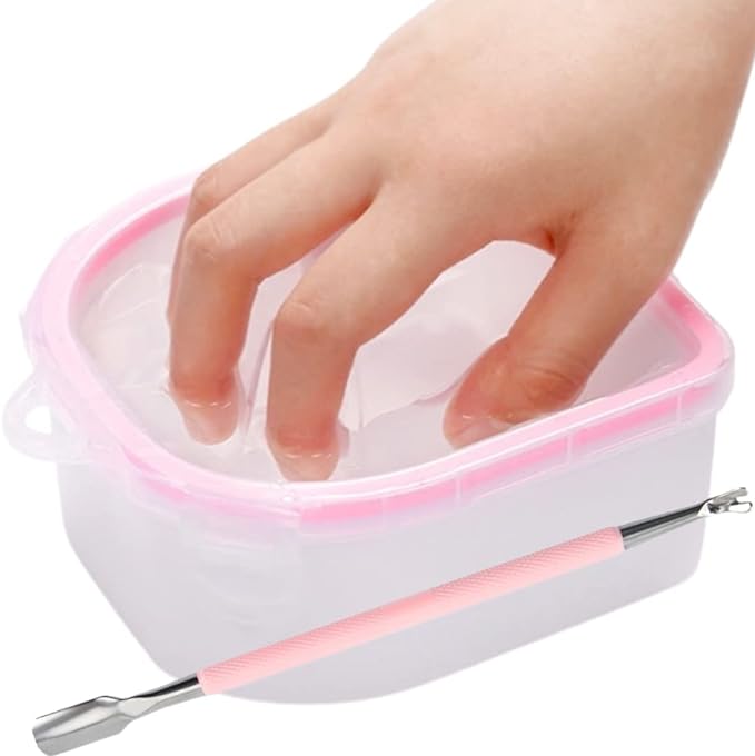 FinalState Finger Dipper [Manicurist Recommended Finger Heater for Accelerating Gel Floatation and Cuticle Softening] Cuticle Treatment, Cuticle Care, Nail Off, Gel Nail Off, Cuticle Pusher, 2-in-1 - NewNest Australia