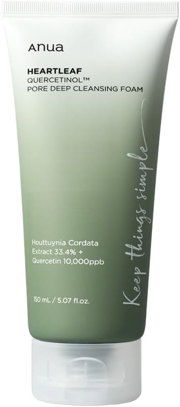 ANUA Dokudamipoa Deep Cleansing Foam, 5.1 fl oz (150 ml), Facial Cleansing, Dark Pores, Sensitive Skin, Dry Skin, Korean Cosmetics - NewNest Australia