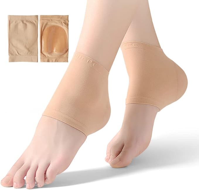 Heel Moisturizing Socks, Heel Care, Socks, Exfoliating Care, Anti-Slip, Shock Absorption, Skin-friendly Gel, Lightweight, Breathable, Versatile for All Seasons, For Men and Women - NewNest Australia