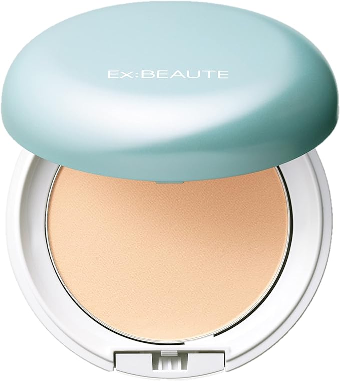 Exbote Official SPF 50+ Cool, Anti-Crumble Sunscreen, Made in Japan, Puff Included, UV Absorber Free, Cool Fit, Cover, Powder UV 50+ - NewNest Australia