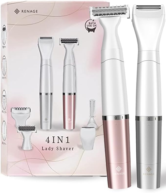Rose Gold Vio Electric Shaver, Electric, Small, Women's, Men's, USB, Rechargeable, Full Body, Eyebrows, Women's, Men's, Waterproof Type, For Use in the Bath, From Vio to the Whole Body, Painless, Safe - NewNest Australia