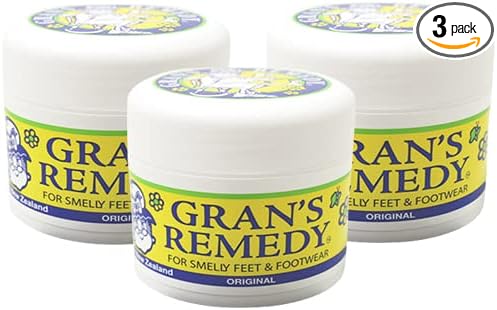 GRAN'S REMEDY ORIGINAL Foot Powder, Regular, 1.8 oz (50 g), Set of 3 - NewNest Australia