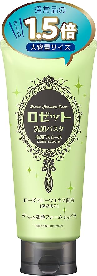 Rosette Facial Wash Pasta, Sea Mud Smooth, 6.3 oz (180 g) (Large Capacity, 1.5 Times the Normal Size), Facial Cleansing Foam, Pores, 6.3 oz (180 g) - NewNest Australia