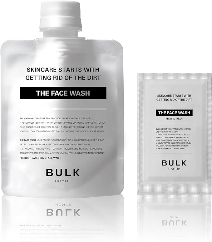 Bulk Homme Men's Face Wash, 3.5 oz (100 g) + 1 Face Wash Sample - NewNest Australia