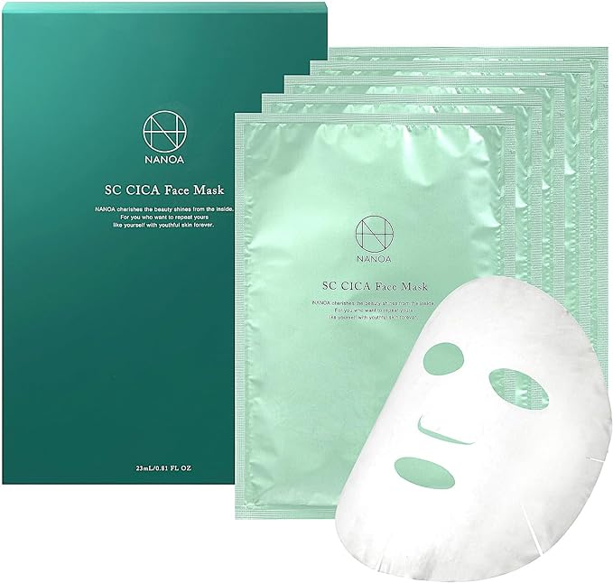 NANOA Deer Face Pack, Doctors Hottest Attention Human Stem Cells Deer Pack, Sheet Mask, Aging Care, EGF, Moisturizing, Asahi Kasei Premium Sheet Material, Face Pack, 5 Pieces - NewNest Australia