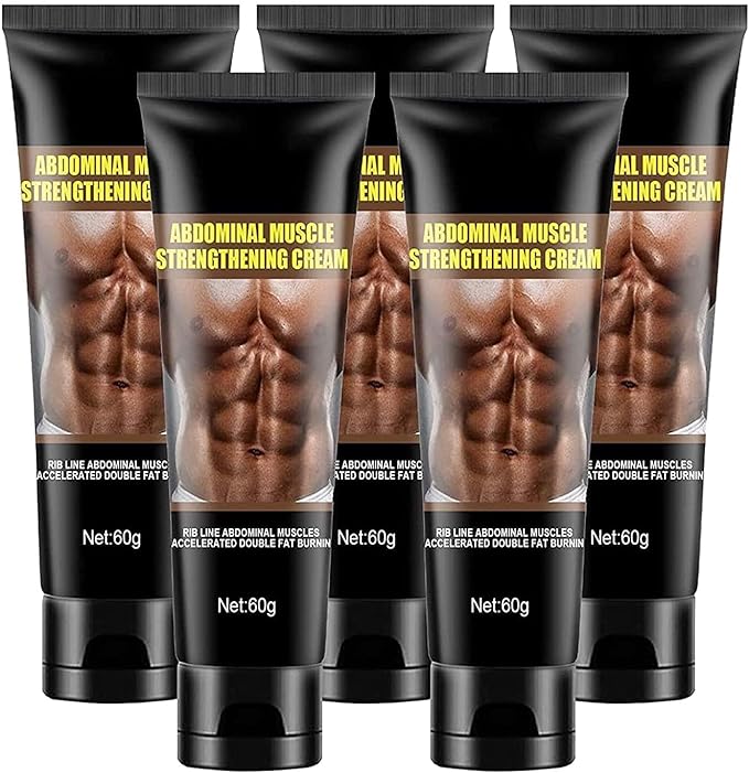 Abdominal Sculpture Cream, Belly Firming and Tightening Cream for Men, Thigh Belly Butt Firming Legs, Slimming Cream, Skin Tightening Cream (5Pcs) - NewNest Australia