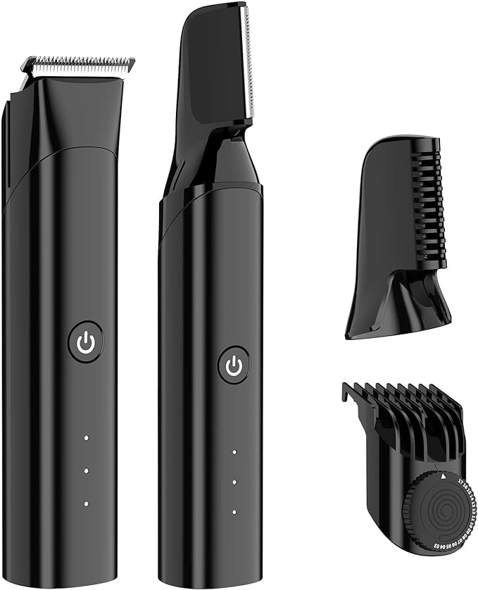 Eargoovell Men's Body Shaver, 2024 Model, VIO Shaver, Men's, 15 Levels Adjustable, 0.04 - 0.7 inches (1 - 17 mm) Length Display, Automatic Polishing, IPX7 Waterproof, Bath Shaver, Electric Shaver, Low - NewNest Australia