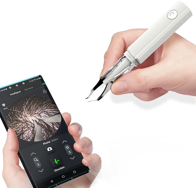 Hair Removal Tweezers with 1080p Camera Ultimate Precision Tweezers with Camera Ideal for delicate work - NewNest Australia