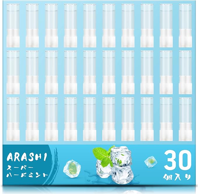 ARASHI Ploom Tech Plus with 2 Compatible Cartridges, 30 Pieces, Super Hard Mint, Menthol, Compatible with Plumuteck, Compatible with Wise, Liquid Products, Capsule Compatible, Explosive Smoke, - NewNest Australia