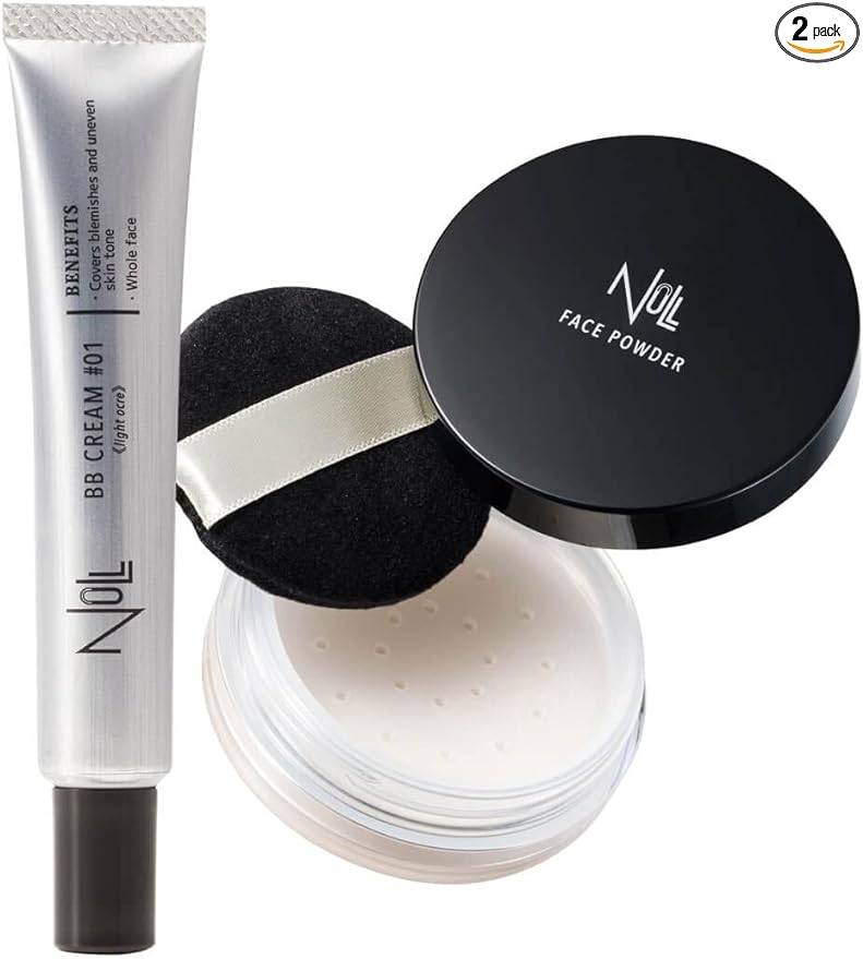 NULL Face Powder + Natural Cover BB Cream 01 (For Lighter Skin Tone) - NewNest Australia