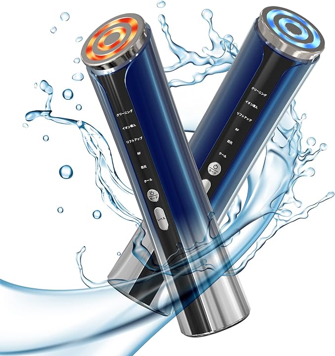 [2023 Model] Facial Beauty Device, RF Facial Device, Ion Derivation, Ultrasonic Facial Device, EMS Micro Current, 4 Color LED, Light Esthetics, 1 Unit, Multi-functional, Ion Facial Device, 6 Modes, 3 - NewNest Australia