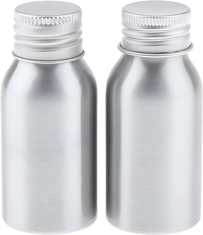 Empty aluminum bottle, travel lotion, shampoo, makeup, storage container, toner, cosmetics, cleaning agent, car wash agent, sub-packaging bottle, aluminum can (50ml) - NewNest Australia