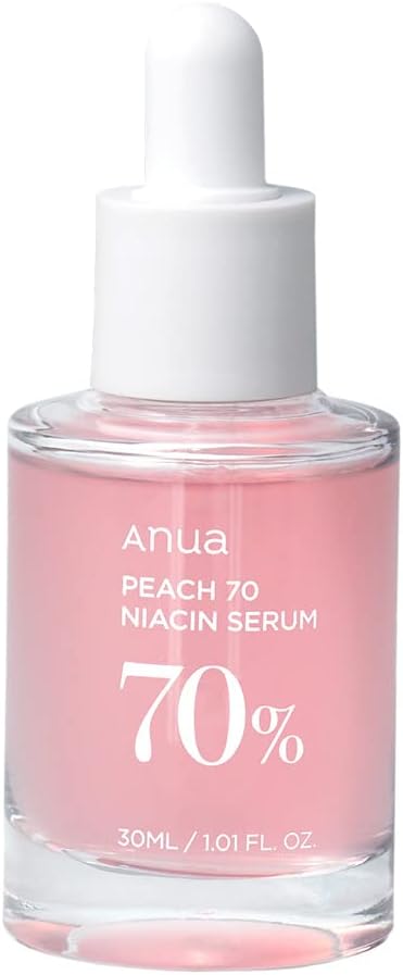 ANUA Peaches 70% Niacin Serum, 1.0 fl oz (30 ml), Beauty Essence, Skin Tone Care, Exfoliating Care, Light Light, Shiny Skin, Moisture Moisturizing, Sensitive Skin, Dry Skin, Korean Cosmetics - NewNest Australia