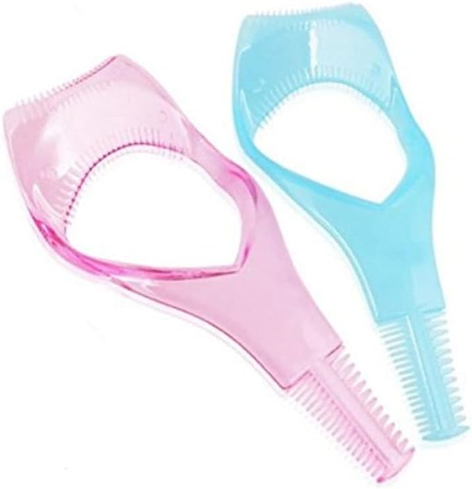 Itisyou Mascara Guard Eyelash Comb Mascara Comb Mascara Guard 3 in 1 Eyelash Assist Eyelash Applicator 2 Pack - NewNest Australia