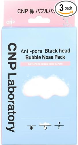 CNP Official Nose Bubble Pack 3 Wash Out Nose Pack Blackhead - NewNest Australia