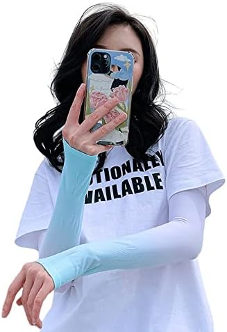 Women's Arm Cover, Instant Cooling - 5 °C, Blocks 99% of UV Rays, Hidden Tattoos, UV Protection, Cool to Touch, Breathable, Stretchy, Gradient, Stylish, Sunscreen, UPF50+, Arm Sleeve, Outdoor Sports, - NewNest Australia