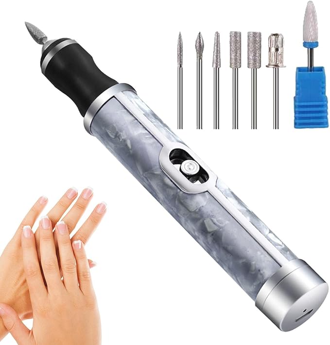Electric Nail File,Electric Nail File for Thick Foot Nails - Cordless 4 Speed Professional Nail Removal Acrylic Nail Tool Edge Orthopedic Polishing Grinding Nursing Stripping Coatuiyo - NewNest Australia