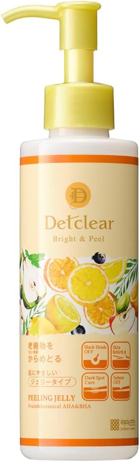 DET Clear Bright & Peel Peeling Jelly, Mixed Fruit Scent, 6.1 fl oz (180 ml), Made in Japan, Exfoliating / Pore Care - NewNest Australia