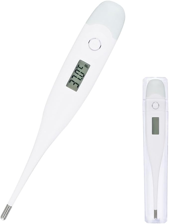 [Easy 10 Second Measurement] IRIS OHYAMA Thermometer Armpit Thermometer White Medical Device Certification DT-701 - NewNest Australia