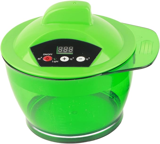 Professional Hair Color Wax Dyeing Hair Electric Hair Color Automatic Mixer Hair Color Mixing Bowl Hairdressing Tool Device (Green) - NewNest Australia