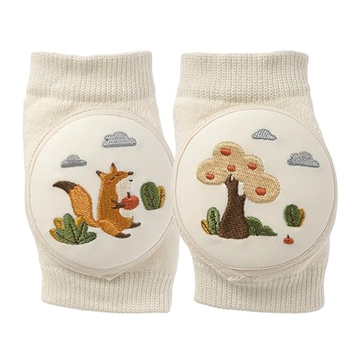Knee Pads for Children Kids Baby Knee Pads Knee Pads Knee Support Breathable Knee Pads Knee Pads Cushion Elbow Pads Elbow Pads Knee Pads [A] (Fox x Wood) - NewNest Australia