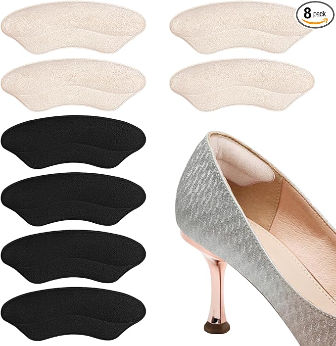 Heel Prevents Slipping, Size Adjustment, Prevents Shoes from Slipping, Tongue Pads, Heel Protection, Heel Cushion, Anti-Slip, Pumps, Anti-Slip, Anti-Slip, Pumps & Prevents Cracking, Includes Adhesive - NewNest Australia