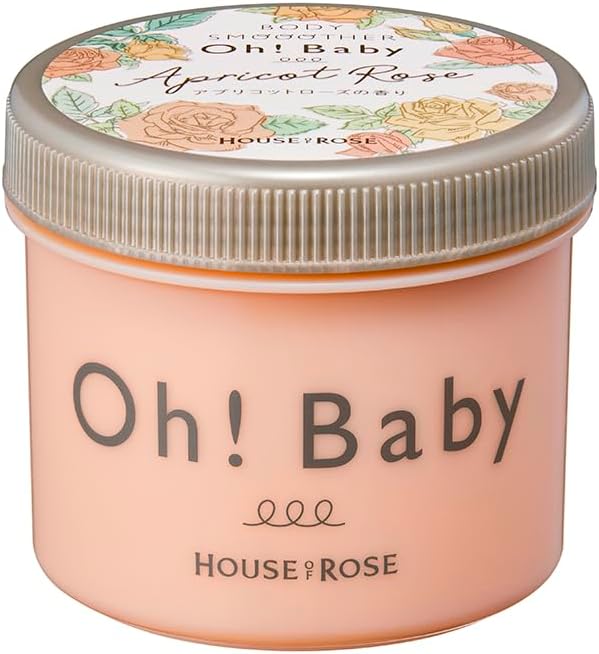 House of Rose Body Smoother AC (Apricot Rose Scent) 12.3 oz (350 g) / Body Scrub, Body Care, Massage, Hot Spring Water, Rose, Rose, Elbows, Knees, Heels, Buttocks, Blackheads, Horny, Made in Japan, - NewNest Australia