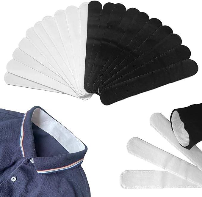 Sweat Pad, Hat, 60 Pieces, Sweat Sheet, Forehead, Hat, Cap Liner, Odor Resistant, Sweat Stain Prevention, Non-Woven Fabric, Self-Adhesive Type, Heat Protection, Unisex, Lightweight, Good Touch - NewNest Australia
