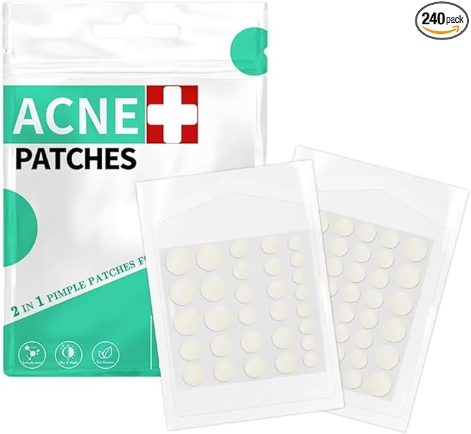 Spot Patch, Thin, 264/528 Sheets, Sensitive Skin, Rough Skin Care, Pimple Patch, Large Capacity, Cica Pack, Day and Night Use (264) - NewNest Australia