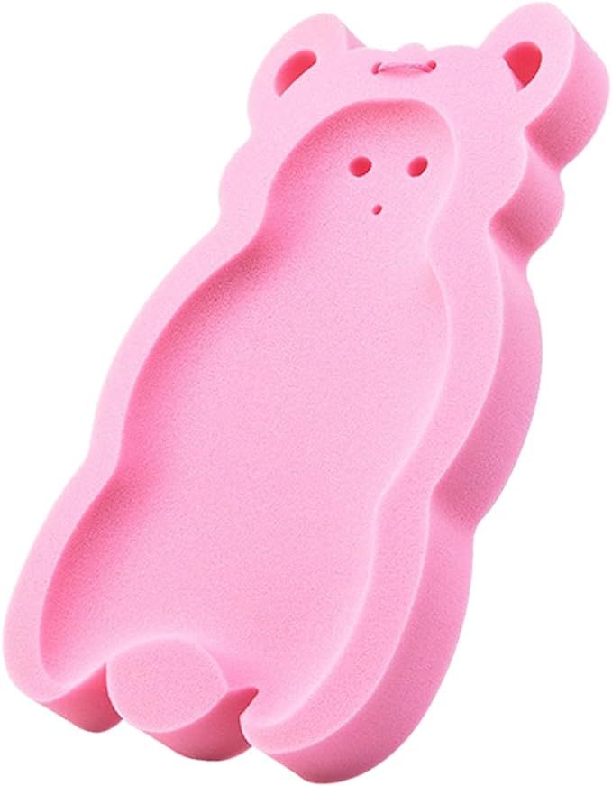 Sponge Bath Mat, Baby Bath, Bath Mat, Baby, Newborn, Bath, Baby Bath Mat, Sponge, Bath Bed, Float, Baby Goods (Pink) - NewNest Australia