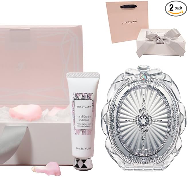 JILL STUART Hand Cream & Compact Mirror Set, Cosmetics, Birthday, Gift, Shopper Included, Gift Box Included - NewNest Australia