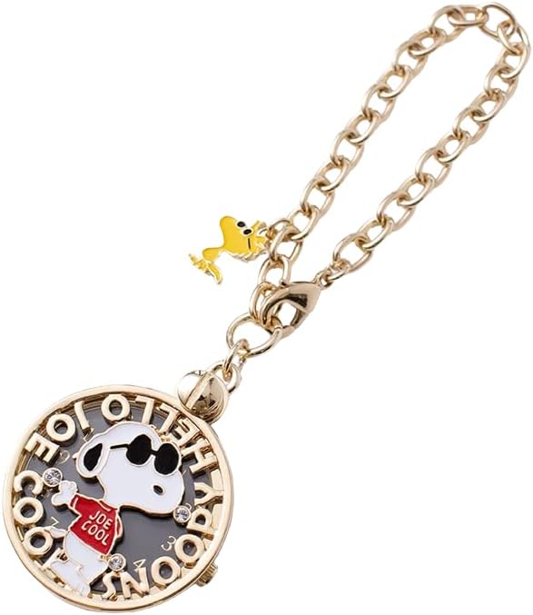 3carat Peanuts Charm Watch, 4 Types, Snoopy Pocket Watch, Analog, Bag Charm, Includes Original Box, JOE COOL - NewNest Australia