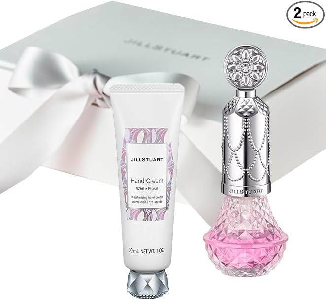 JILL STUART Hand Cream & Aromatic Flower Nail Oil (#01 Pink essence) Set, Cosmetics, Birthday, Gift, Shopper Included - NewNest Australia
