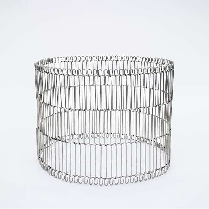 FUNKS Sauna Stone Guard, 8.7 inches (22 cm), Sauna Stainless Steel, Sauna Stone, For Chimney Surroundings (Height 8.7 inches (22 cm) - NewNest Australia