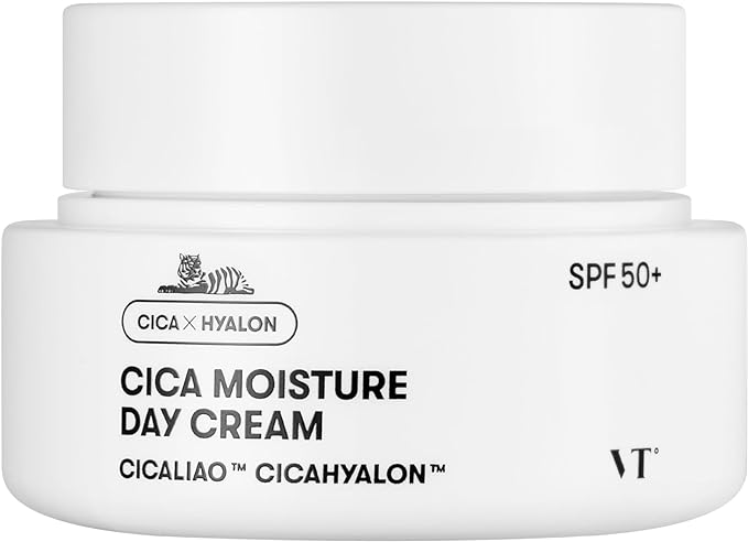 VTCOSMETICS VT CICA Moisture Day Cream Skin Care UV Care SPF 50+/PA++++ Sensitive Skin Dry Skin Makeup Base Moisturizing Gloss Korean Cosmetics - NewNest Australia