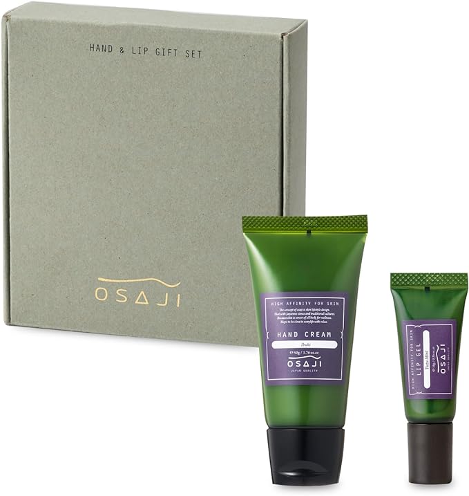 OSAJI Hand & Lip Gift Set "Hand Cream and Lip Gel Gift Set" Hand Cream 1.8 oz (50 g) & Lip Gel 0.4 oz (10 g) - NewNest Australia