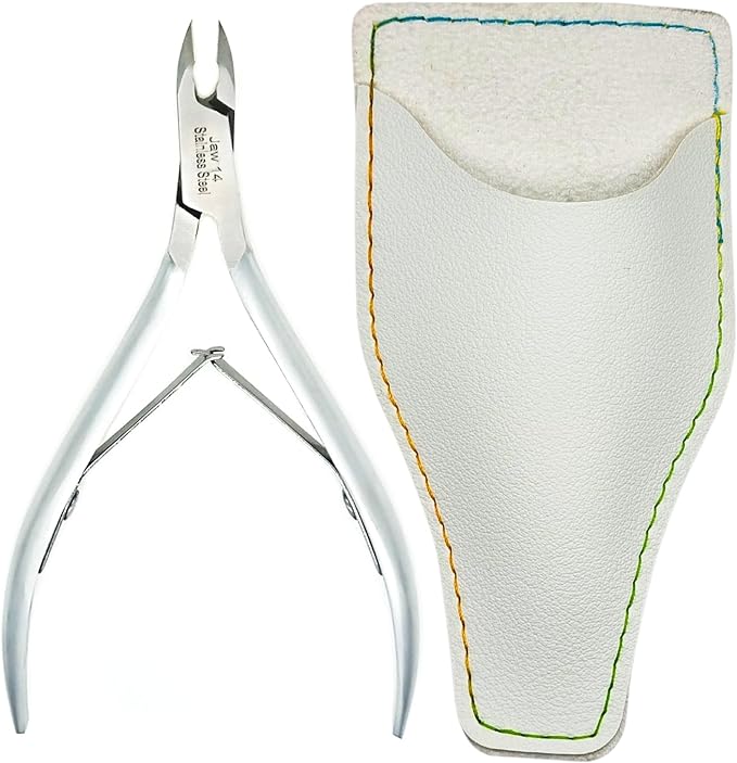 Daisybee Cuticle Nipper, Cuticle Cuticle Nipper, Nail Care, 0.2 inch (5 mm) Cutting Edge Stainless Steel Storage Case Set - NewNest Australia