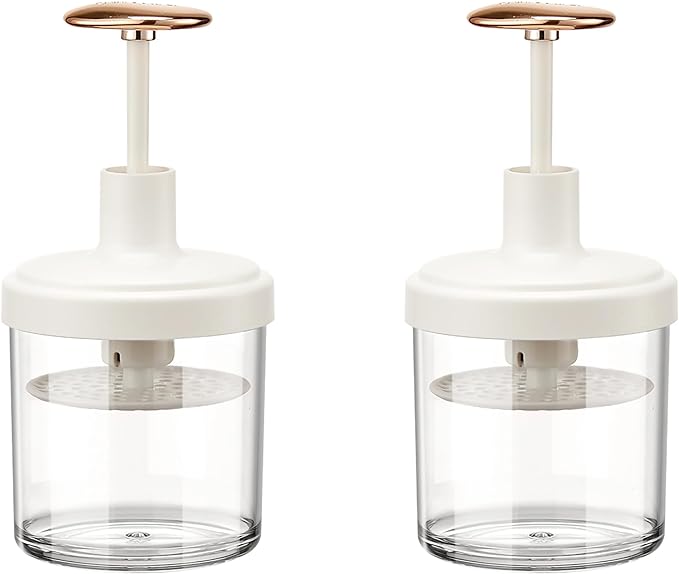 HAMILO Facial Cleansing Whisk, Dense Foam, Push-type, Bubble Former, Face Care, Set of 2 - NewNest Australia