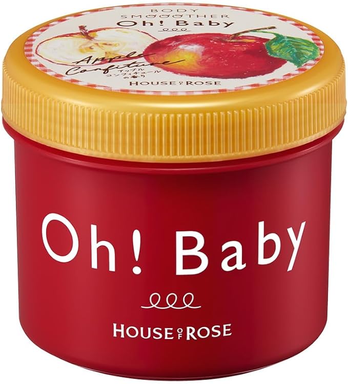 House of Rose Body Smoother AP n (Apple Confiture Scent) 12.3 oz (350 g) / Body Scrub, Body Care, Hot Spring Water, Elbows, Knees, Heels, Butt Horny, Made in Japan, Apple - NewNest Australia