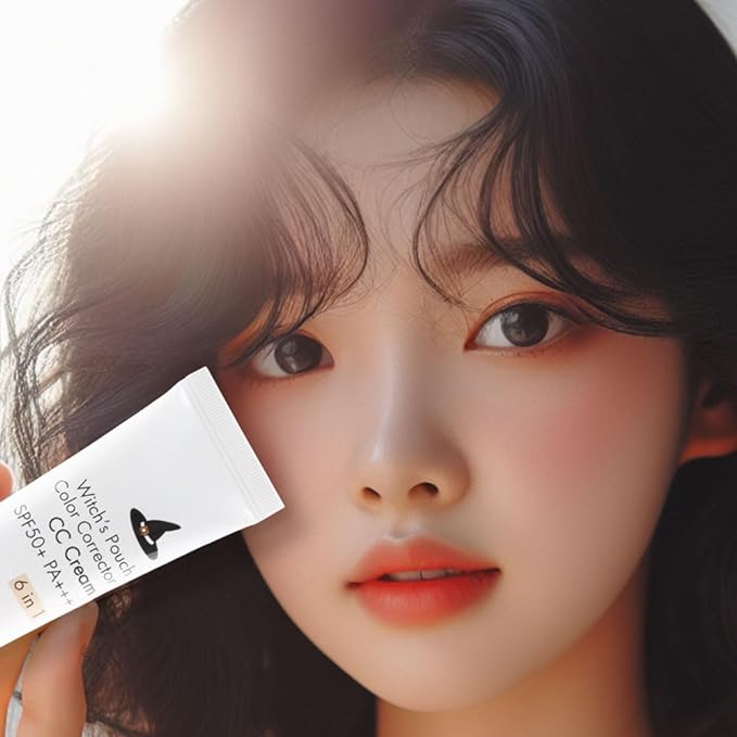 CC Cream Sunscreen Face Base SPF50+ PA+++ Makeup Base Tone Up Witch's Pouch CC Cream - NewNest Australia