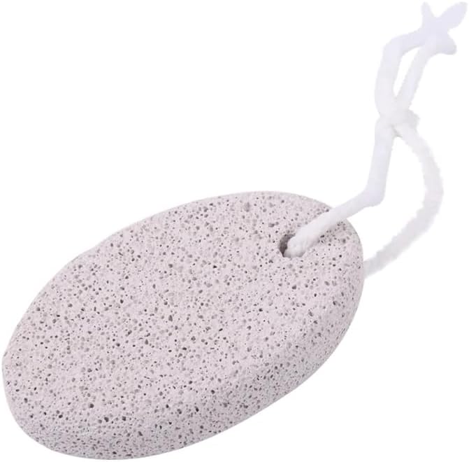 Natural Pumice Stone for Feet Heel Exfoliating Bath Heel Foot Care Tool Natural Pumice Stone Volcanic Stone Foot Care Tool Heel Hanging Hanging Strap Included Washable Reusable Unisex - NewNest Australia