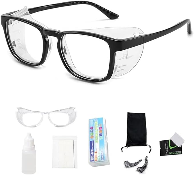 Hay Fever Glasses, Pollen Prevention Glasses, Double-Sided Anti-Fog Lens, Blue Light Cut, Fluffy Glasses, Anti-Fog, Pollen Glasses, Splash Prevention Glasses, Pollen Protection, Women's, Men's, For - NewNest Australia