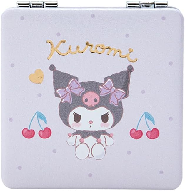 Sanrio 328774 Kuromi Kuromi Pocket Mirror, Compact Mirror, 2.4 x 2.4 x 0.3 inches (6 x 6 x 0.9 cm), New Life, Personal Accessories, Character 328774 - NewNest Australia